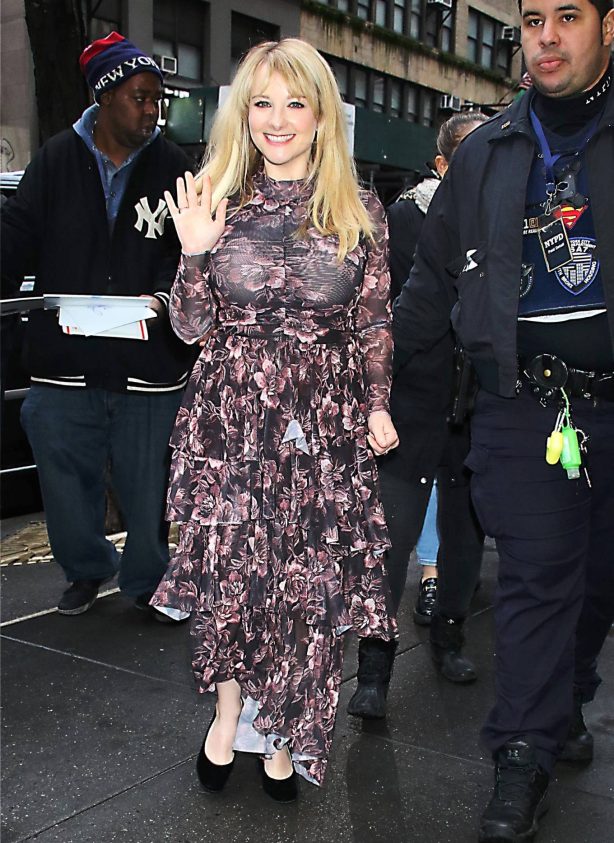 Melissa Rauch - Doing promo rounds in New York